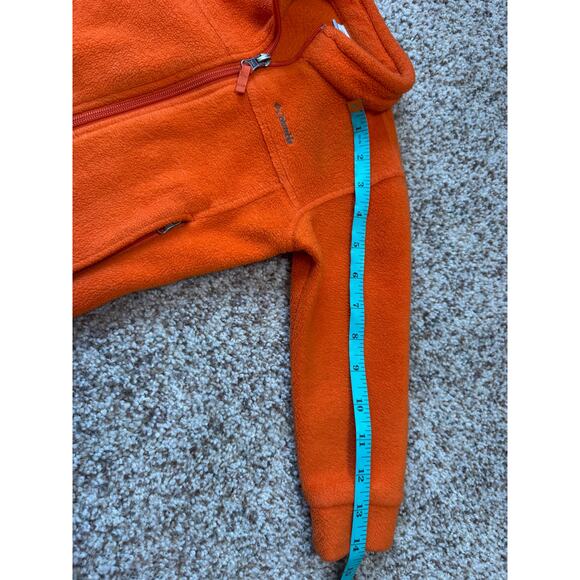 COLUMBIA Boys zip up Hoodie/Sweatshirt/Fleece, size 2T; ORANGE - Picture 5 of 12